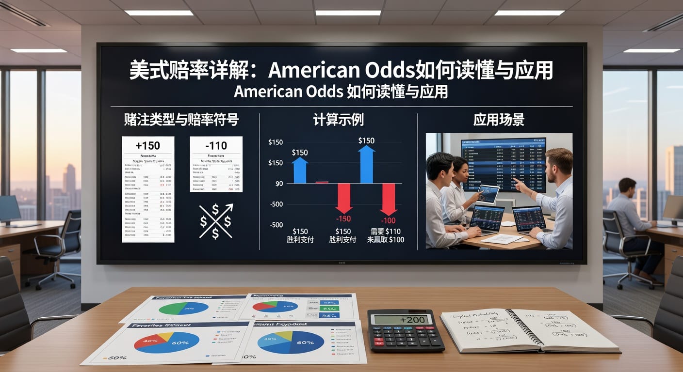 美式赔率 american odds 入门：换算、判断与实战读法